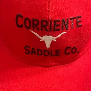 Corriente Saddle Co. Red Cap